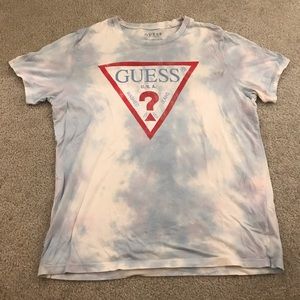 ***SOLD*** Tie Dye Guess T Shirt